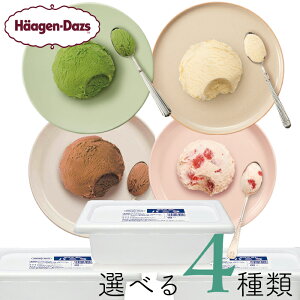 ハーゲンダッツ業務用2L 4個入り 4種類から選び放題 バニラ グリーンティー ストロベリー ミルクチョコレート 大容量 kcou