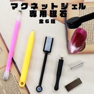 LULUGEL マグネットネイル 磁石 全6種 ネイル用マグネット キャッツアイ ジェル ネイル マグネット キャ…