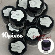 【10個セット】ジェルネイル ノンワイプ トップジェル 30g ハピネス リュクス アートパーツ埋め込み 未硬…