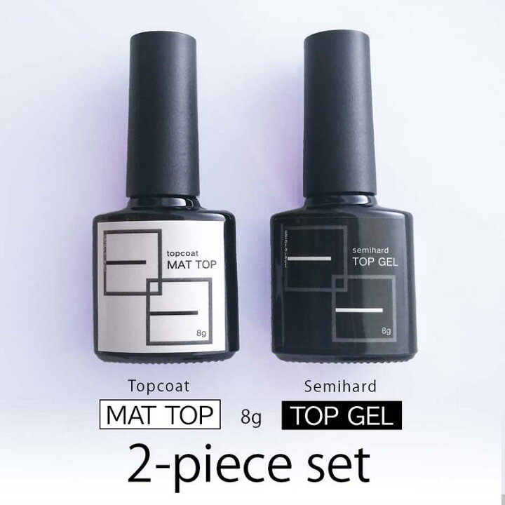 楽天市場 2点セット ジェルネイル トップ マット ノンワイプ 8g トップコート 光沢 ツヤあり マットトップ つやなし 艶消し くすみ ソークオフ クリアジェル ポリッシュタイプ 拭き取り不要 フットネイル おすすめ ネイル用品 セルフネイル 人気 簡単 初心者 やり方