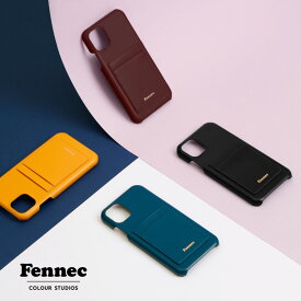 Fennec iPhone11 pro ケース フェネック レザー カードケース付き ケース case アイフォン 背面カバー 韓国 韓国ブランド 韓国ファッション レディース カード収納 おしゃれ 女子 プレゼント ギフト【ネコポス送料無料】