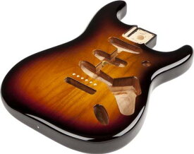 Fender Classic Series 60's Stratocaster SSS Alder Body Vintage Bridge Mount, 3-Color Sunburst【フェンダー純正パーツ】【新品】