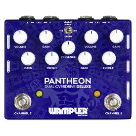 Wampler Pedals Pantheon Deluxe DUAL OVERDRIVE [直輸入品][並行輸入品]【ワンプラー】【オーバードライブ】【新品】