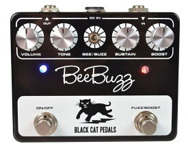 【レビューを書いて次回送料無料クーポンGET】BLACK CAT Bee Buzz Fuzz Pedal エフェクター [並行輸入品][直輸入品] 【ブラックキャット】【ファズ】【新品】【RCP】
