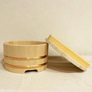 ちらし桶 木曽さわら材 φ18cm 約3合 のせびつ すし桶 寿司桶 おひつ お櫃 木製 サワラ材 椹 日本製 60032 小柳産業 H