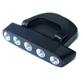 5LED バイザーライト LED ライト ヘッドランプ ヘッドライト 懐中電灯 キャンプ アウトドア 防災 防犯 医療 釣り 渋YD