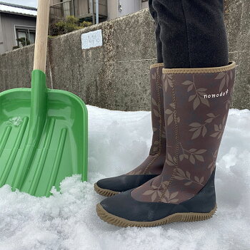 nomodoノモドワークブーツNMD505防水長靴軽量ワークシューズ作業靴ロングブーツレインブーツ農作業ガーデニングおしゃれ園芸農業レディースプレゼントギフトアトムワークス