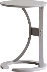 sidetable LOTUS ILT-2987GRJ �T�C�h�e�[�u�� ���[�^�X �V�R�� �I�[�N�� �Ȑ��f�U�C�� �O���[�W�� ��40cm ����56cm �D��ȋȐ��f�U�C�� �ؐ� �i�C�g�e�[�u�� �\�t�@�e�[�u�� �x�b�h�T�C�h�e�[�u�� ���r