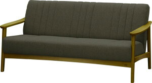 【レビューでクーポン進呈】ソファ 3人掛け 浜本工芸 S1000 ダークオーク 積層構造ウレタン Sバネ ソフトレザー ナラ無垢 北欧風 モダン ナチュラル 幅160cm