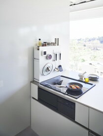 隠せる調味料ラック2段　タワー　4334
