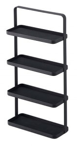 メガネ&アクセサリートレー4段 タワー 4299 ブラック 小物収納 アクセサリー収納 小物トレー アクセサリートレー インテリア シンプル おしゃれ