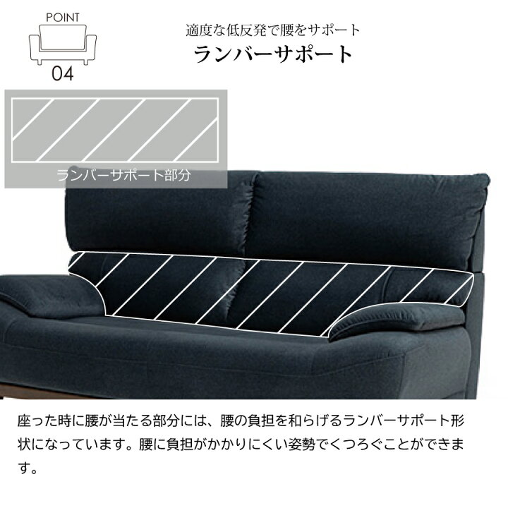 楽天市場】3Pソファ アラン ソファ 3人掛けソファ レイコージャパン 
