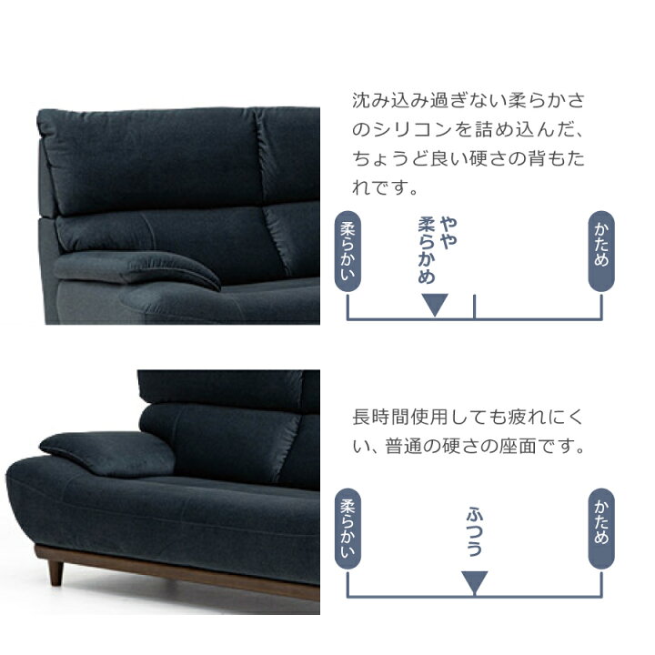 楽天市場】3Pソファ アラン ソファ 3人掛けソファ レイコージャパン 