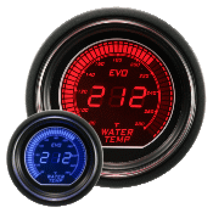 楽天市場】オートゲージ EVOシリーズ 水温計 52Φ デジタルLCD デジタル