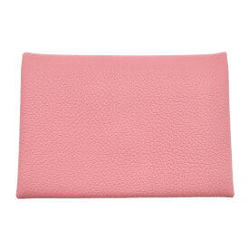 エルメス カルヴィ デュオ カードケース ローズアザレ エヴァーカラー W刻印 新品 HERMES レディース メンズ カードケース