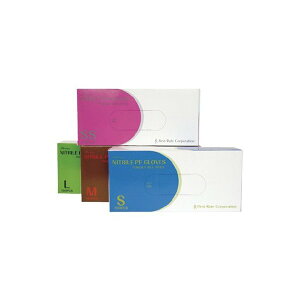 プレミア・ニトリルPFグローブ/ホワイト Lサイズ 100枚入 粉なしニトリル手袋(ファーストレイト)FR-858