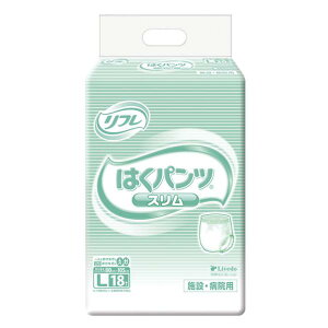 リフレ はくパンツ スリムタイプ Lサイズ/18枚入(リブドゥ・コーポレーション)約2回分吸収 18195