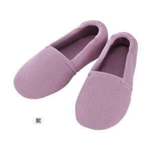 あゆみ エスパド(足囲3E相当)紫/S(20.5〜21.5cm)左右セット(徳武産業)