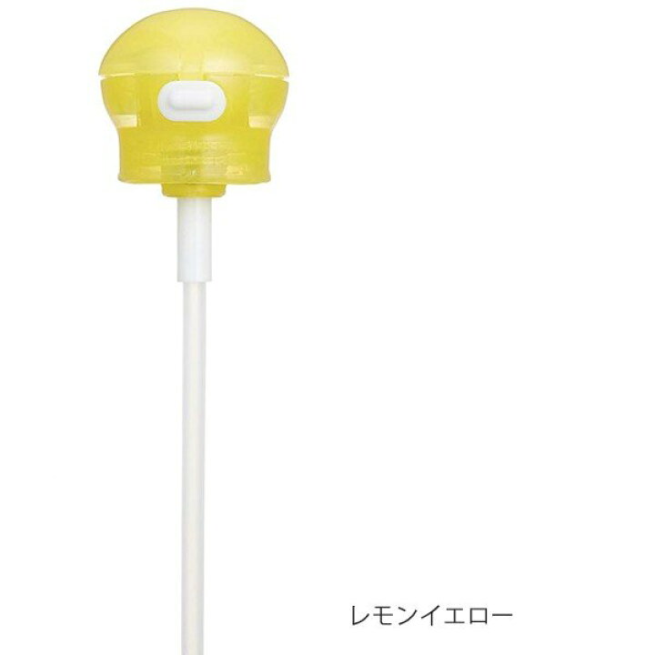 楽天市場 ペットボトルストローホッパーキャップ プッシュ式 レモンイエロー スケーター えがおコレクション
