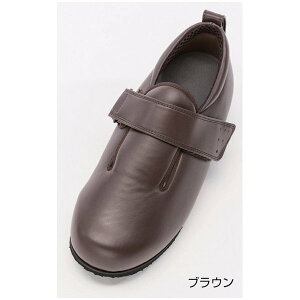 あゆみ ダブルマジックIII 合皮(足囲7E)茶/L(23〜23.5cm)左右セット(徳武産業)