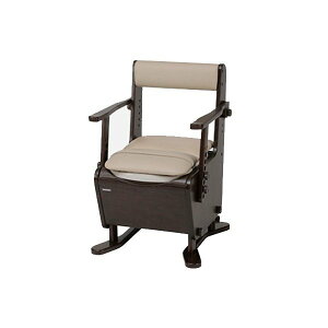 家具調ポータブルトイレ<座楽>ベーシック(脱臭あたたか便座タイプ)(パナソニックエイジフリー)