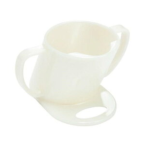 飲みやすい、飲ませやすいカップ/ホワイト(T&M)