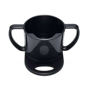 飲みやすい、飲ませやすいカップ/ブラック(T&M)