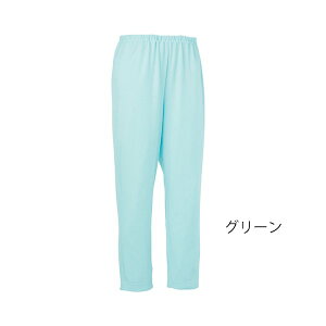 サニーストレートパンツ(ウエスト・裾口ゴム調整)/LLサイズ・グリーン(エンゼル)5584-B