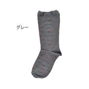 (3足組)柄しめつけません毛混ソックス(すべり止めなし)婦人・秋冬用 22-25cm/グレー(神戸生絲)No.3902