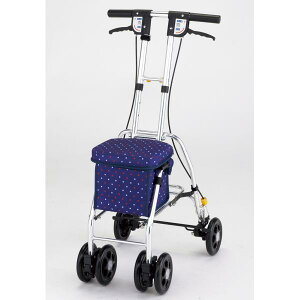 レジェ/ドットネイビー(マキテック)SX-4DN シルバーカーコンパクトタイプ