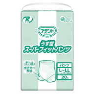 （ケース販売）アテント Rケアうす型スーパーフィットパンツ L-LLサイズ／20枚入×3袋（大王製紙）約2回…