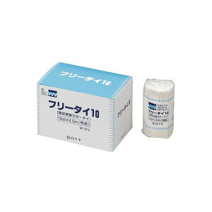 フリータイ 10cm×4.5m/6巻入 固定用弾力ホータイ(白十字)13102