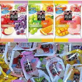 オリヒロ ぷるんと蒟蒻ゼリー 計36個 720g 6種×各6個 大容量 詰め合わせ 果汁 蒟蒻 ゼリー アップル グレープ マスカット オレンジ マンゴー 白桃 ギフト おやつ お菓子