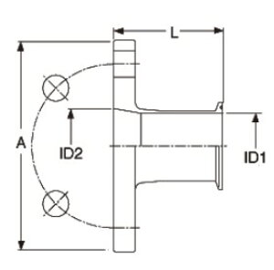���T�j�^���[ ISO�w���[�����j�I���p�� �w���[���t�����W�A�_�v�^ �e�[�p JFAD-C 2.5S×65A SUS304