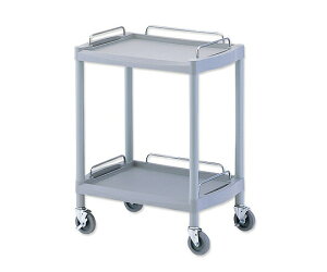 プラスチックワゴン2段 引出し無し 655×455×825mm Y201E