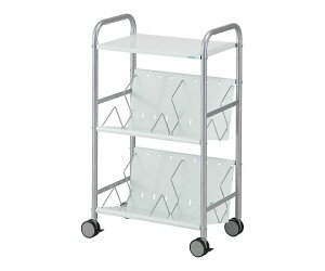 筆記台付カルテワゴン 2段タイプ 575×420×950mm