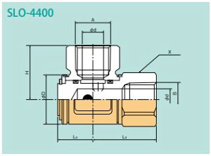 GXebN SLO^ XCxWCg ōgp 21MPa SLO-4402 Rc1/4×Rc1/4 1