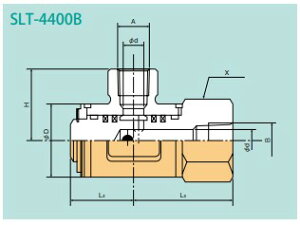GXebN SLT^ XCxWCg ōgp 35MPa SLT-4403B Rc3/8×Rc3/8 1