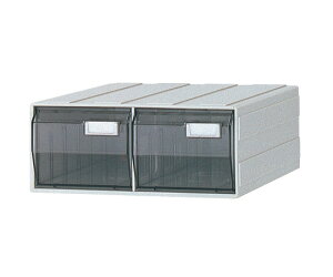 【10/25限定!要エントリー!抽選で最大100%Pバック!】カセッター B5タイプ(引出左右2段)クリアー HB5-003