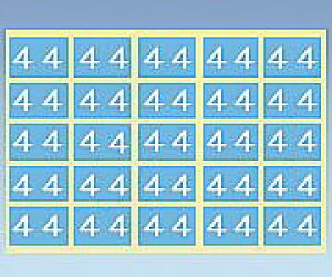 �J���[�i���o�[���x�� 15×30mm(4) CNL-L