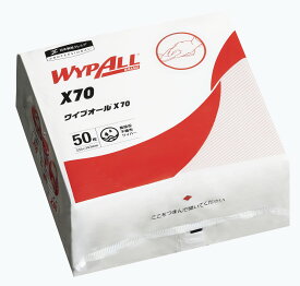 【あす楽】クレシア ワイプオール X70 クロスライク 4つ折り 60575 小箱(50枚)