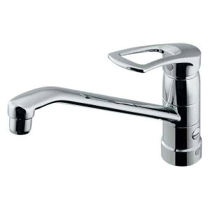 【10/25限定!要エントリー!抽選で最大100%Pバック!】カクダイ シングルレバー混合栓(分水孔つき) 117-061K