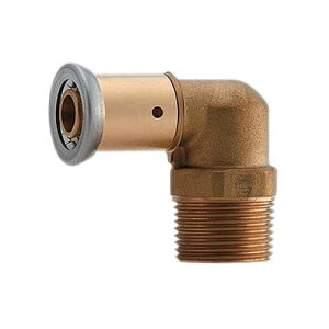 【10/25限定!要エントリー!抽選で最大100%Pバック!】カクダイ JKロック外ネジエルボアダプター(ワンタッチ) 610-014-13B