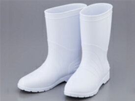 アズワン サニフィット耐油長靴 軽量タイプ 男性用 25.0cm 白 2-3802-01