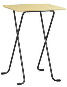 ルネセイコウ ハイテーブル 角 W−82T ナチユラル/ブラック