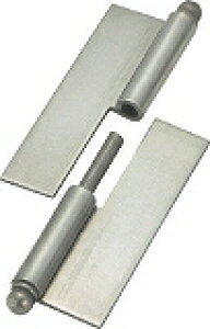 【10/25限定!要エントリー!抽選で最大100%Pバック!】TRUSCO スチール製抜き差し蝶番 穴ナシ 左用 225W6043L