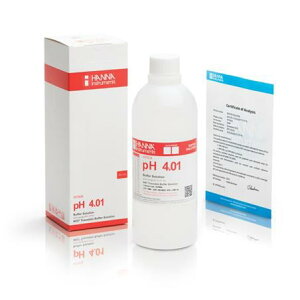 �n���i pH�W���t pH 4.01 �ؖ����t500mL/�{ HI 7004L/C