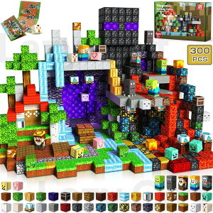 マインクラフト マグネットブロック 収納ケース付き 磁石ブロック ランダム ブロック 知育玩具 子供 組み立 DIY 積み木 室内遊び 磁石ブロック おもちゃ 磁石ブロック おもちゃ ブロック 玩