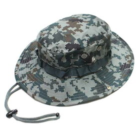 在庫販売 JME 空自（自衛隊）デジタル迷彩ブーニーハット アメリカンハット 無線機対応型