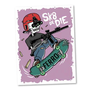 �݌ɔ̔� Ferro Concepts �t�F���[�R���Z�v�g SK8 Or Die �X�P�{�[ �X�e�b�J�[ ST-SK8DI1